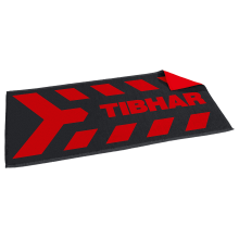 TIBHAR Toalla Arrow Negro/Rojo
