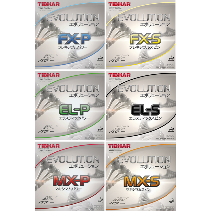 Tibhar Evolution FX-P – Plaque De Tennis De Table Avec Éponge Douce, Contrôle Et Effet Exceptionnels – Souplesse Maximale